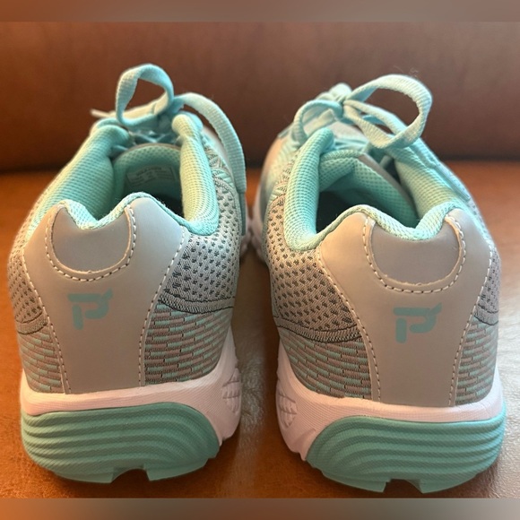 Propet Women’s One Walking Shoe Gray Mint Size 10 Orthotic Diabetic Friendly - Picture 4 of 6